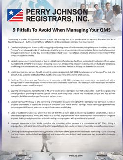 9 Pitfalls To Avoid When Managing Your QMS