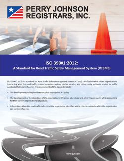ISO 39001:2012 - A Standard for Road Traffic Safety Management System (RTSMS)