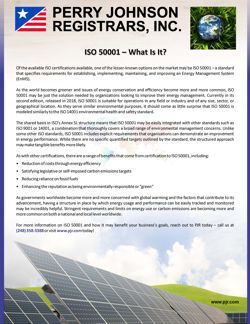 ISO 50001 – What Is It?