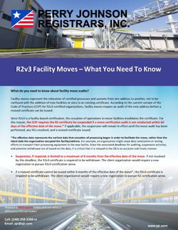 R2v3 Facility Moves – What You Need To Know