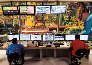 JSW Steel Control Room