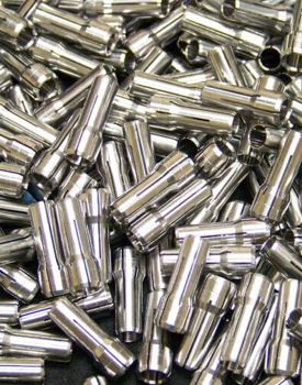 Polished metals in a pile Polished metals in a pile
